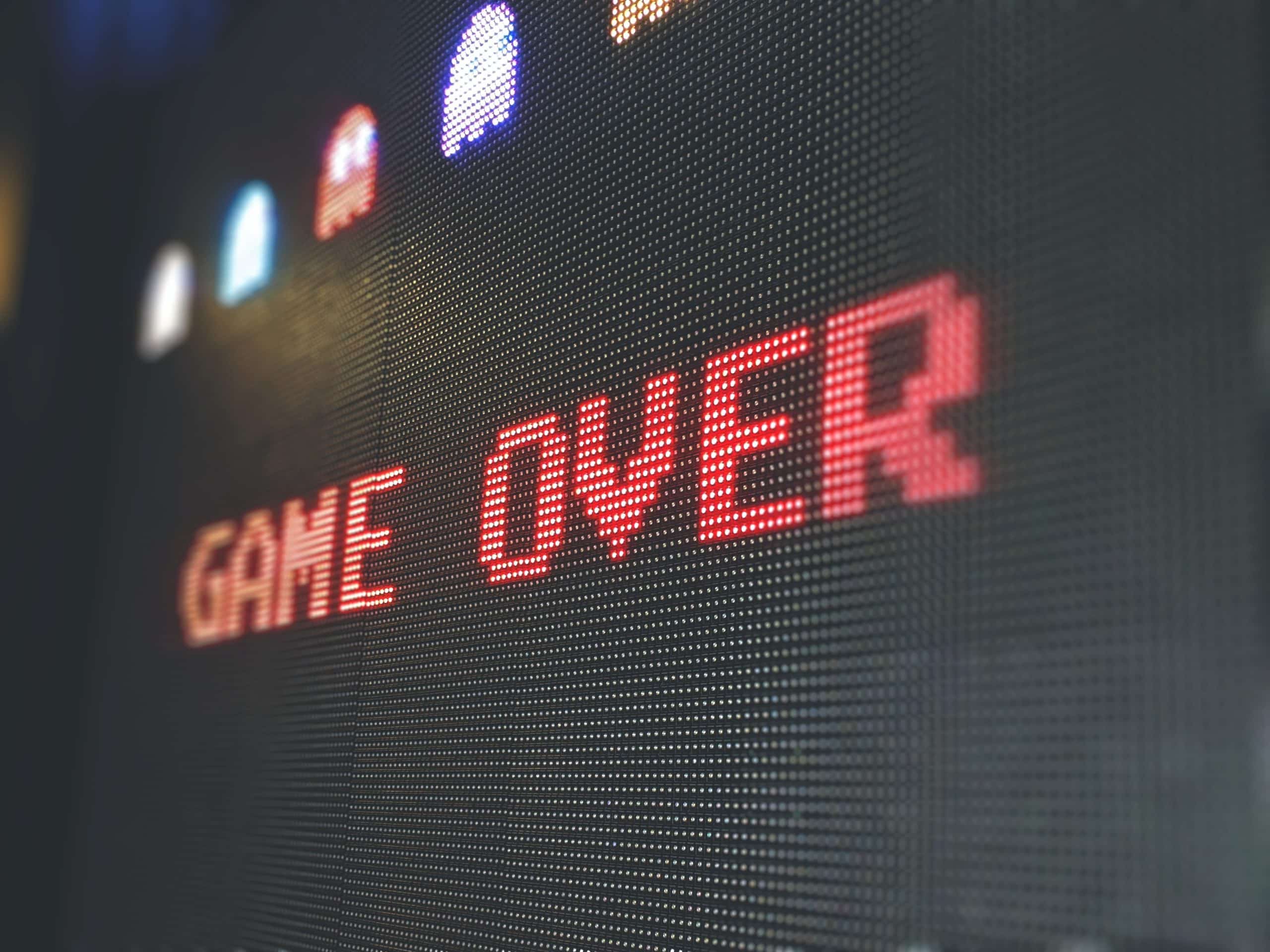 Game over - Fim de jogo | Crédito: Sigmund